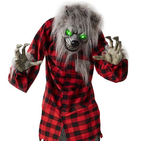 0:00 · Haunted Hill Farm Life-Size Animatronic Werewolf, Indoor/Outdoor Halloween . . Werewolf animatronic for sale